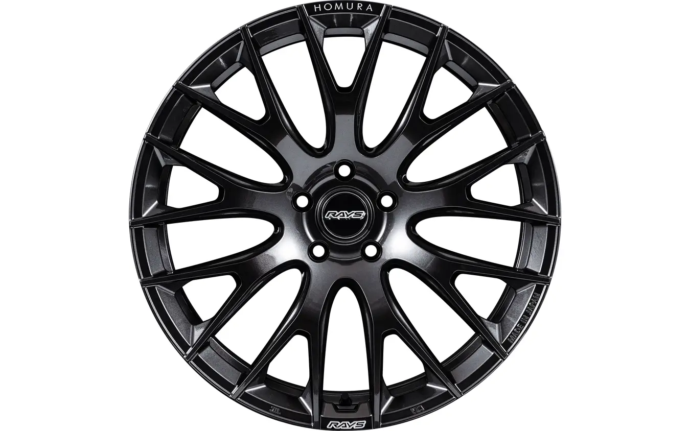 レイズ ホムラ 2×9R スーパーダークガンメタ（21インチ9.1J +45）