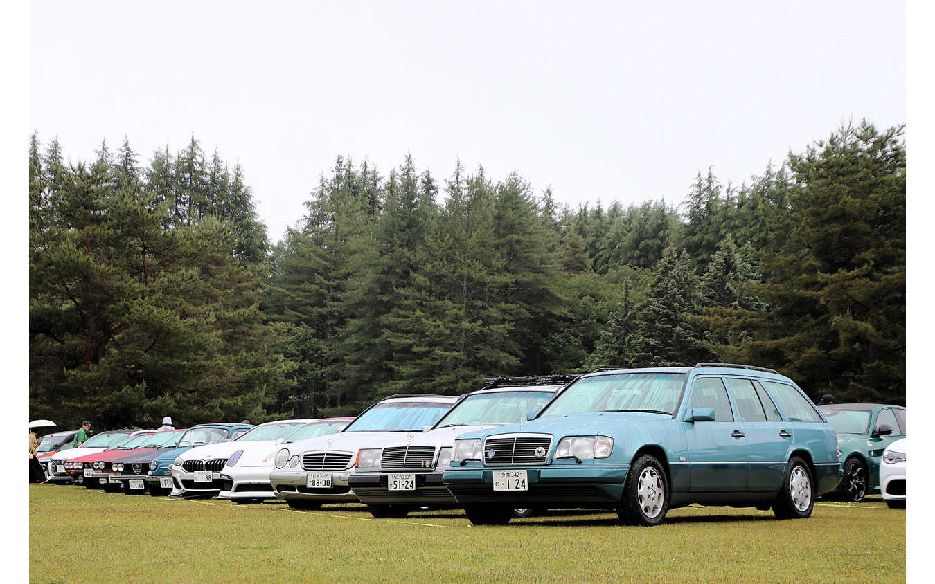メルセデスも多く参加。こちらはW124と呼ばれたEクラスのステーションワゴン
