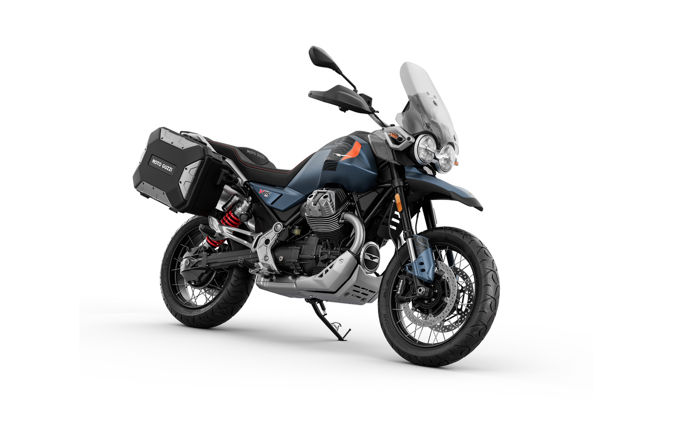 モト・グッツィ『V85TT TRAVEL』（ゼフィーロブルー）
