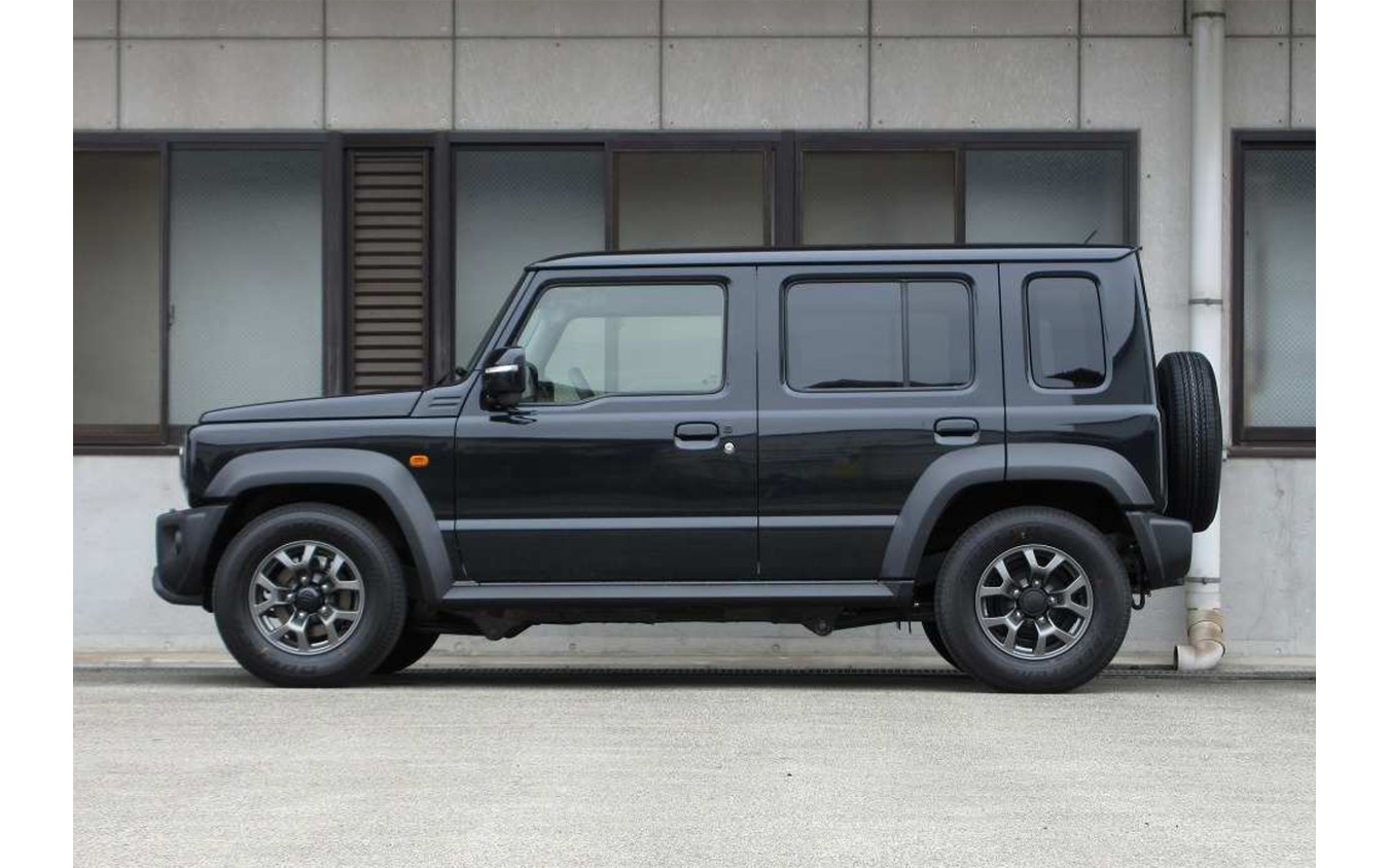 タナベ サステックプロX-LIMITダンパー　ジムニーノマド装着例（推奨ダウン量：フロント 40mmダウン / リア 45mmダウン）