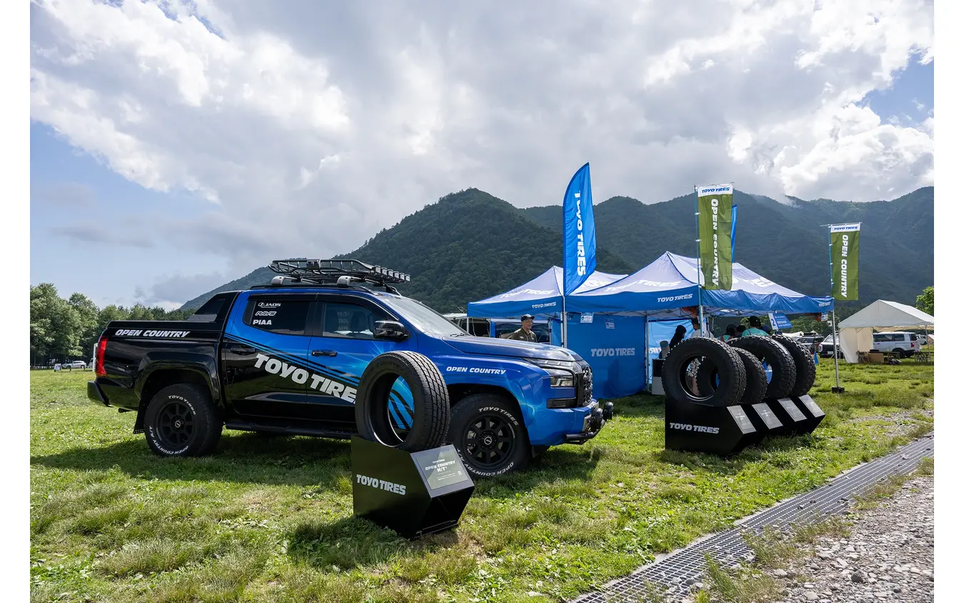 三菱スターキャンプ2026…トーヨータイヤブース