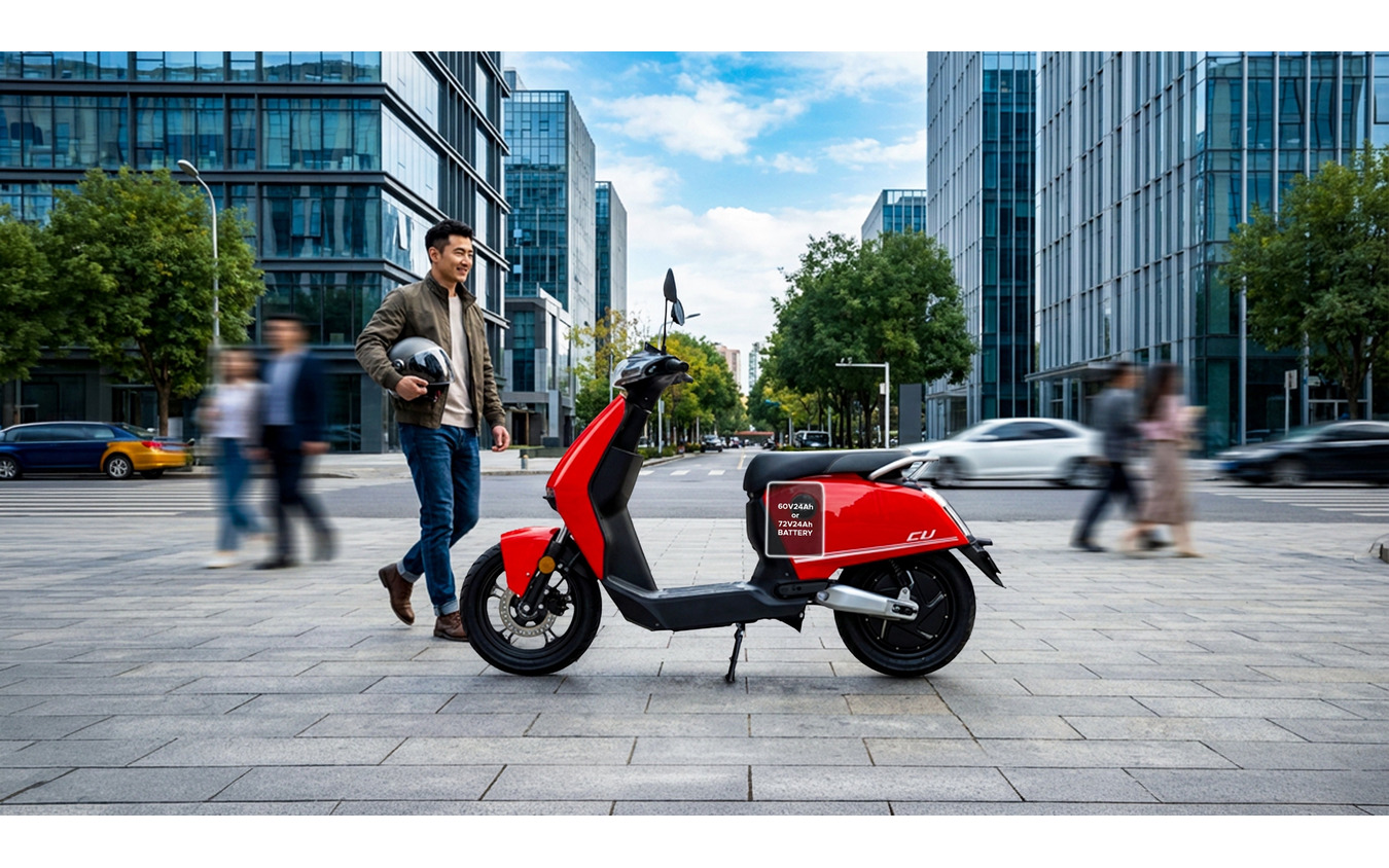 電動スクーター「Vmoto CU」