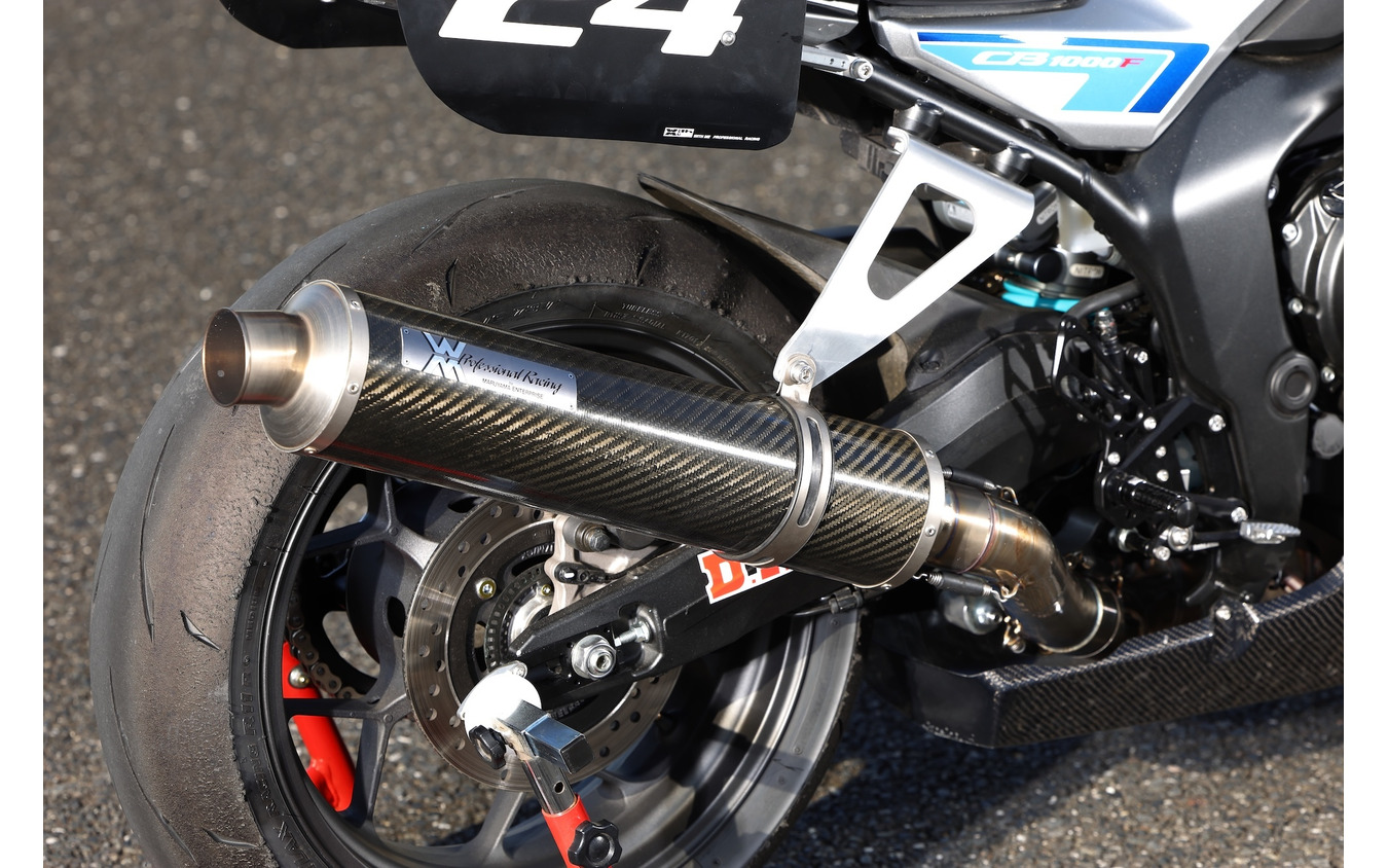 WITH ME RACINGチタンカーボンサイレンサー「フレディ・スペンサー仕様」