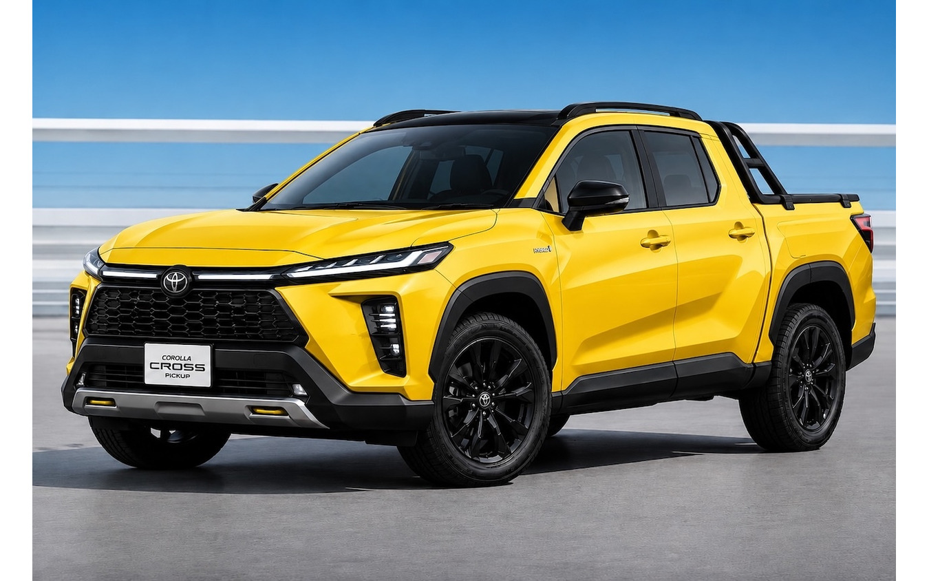 トヨタの新型ピックアップトラック 予想CG