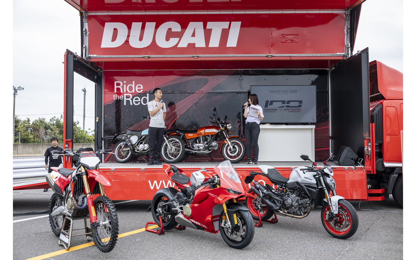 日本初公開の3モデルが登場したDUCATI DAY 2026