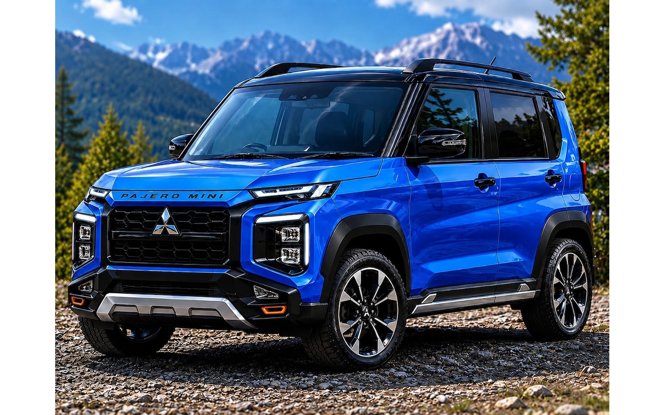 三菱 パジェロミニ 新型の予想CG