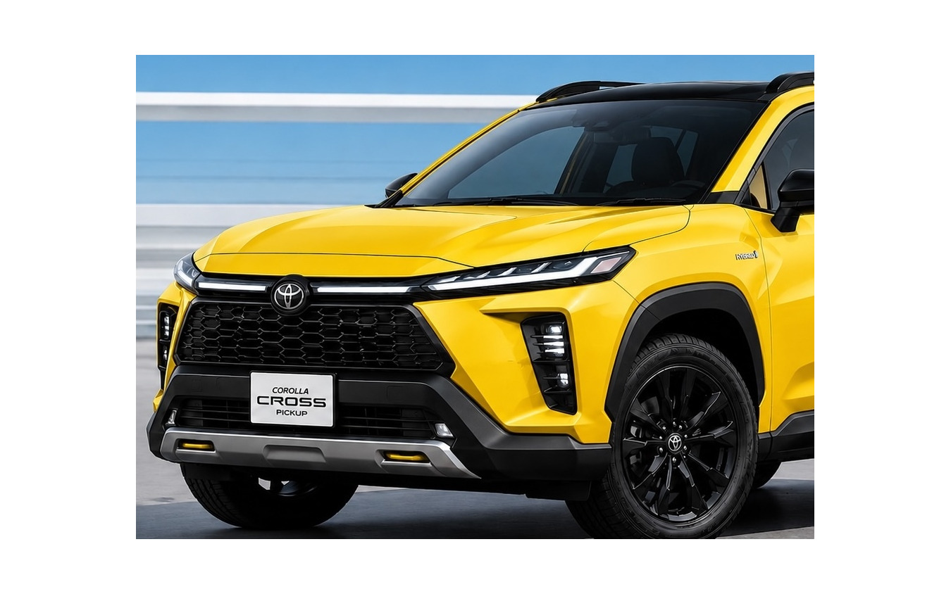 トヨタの新型ピックアップトラック 予想CG