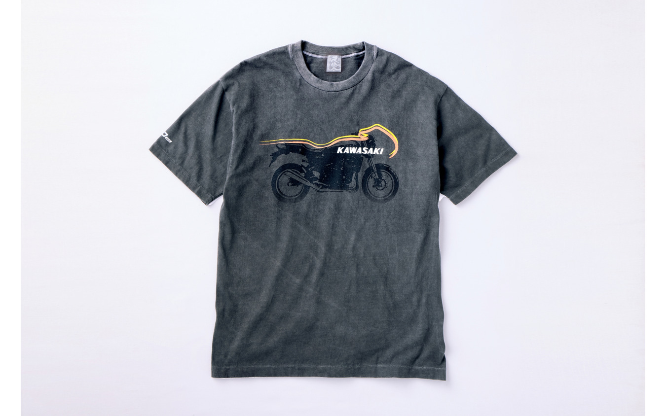 カワサキ Z900RS 久米繊維コラボ墨染めTシャツ