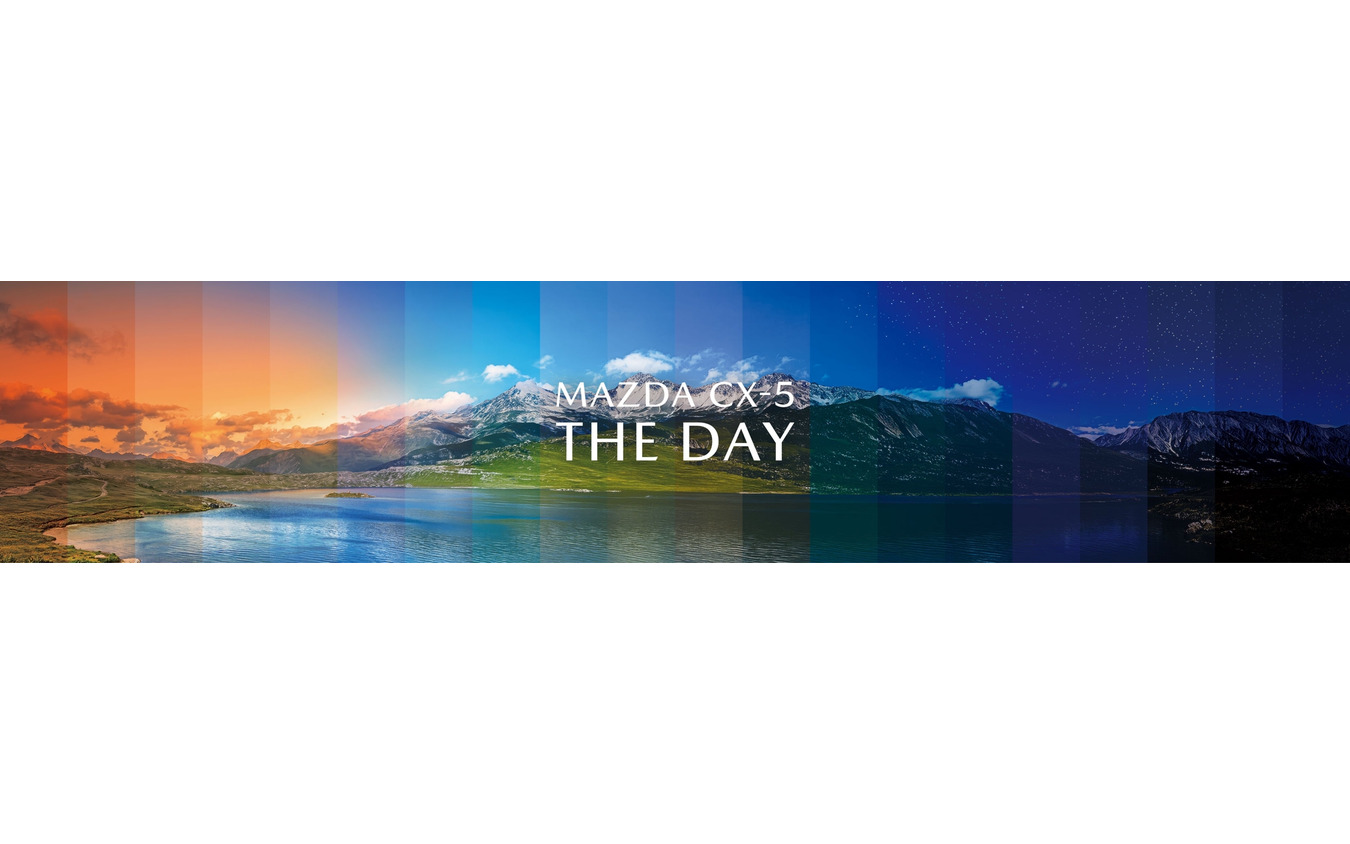 「THE DAY」をテーマに、各ブランドのアイテムとともに、朝の出発、昼のキャンプ、夜の車中泊までの一日を表現