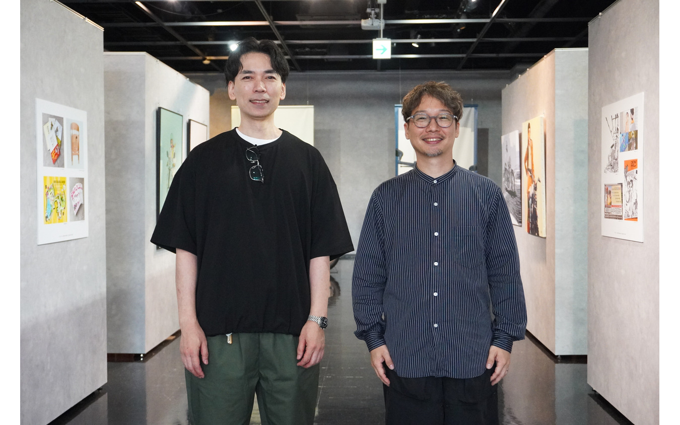 浦野周平氏（左）と加藤ノブキ氏（右）コミュニケーションプラザにて