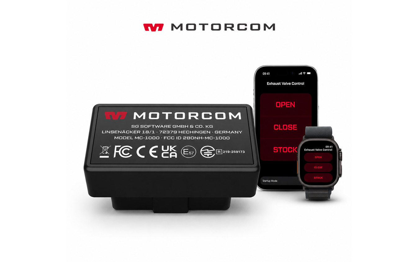 OBD2接続型エキゾーストバルブコントローラー「MotorCom」