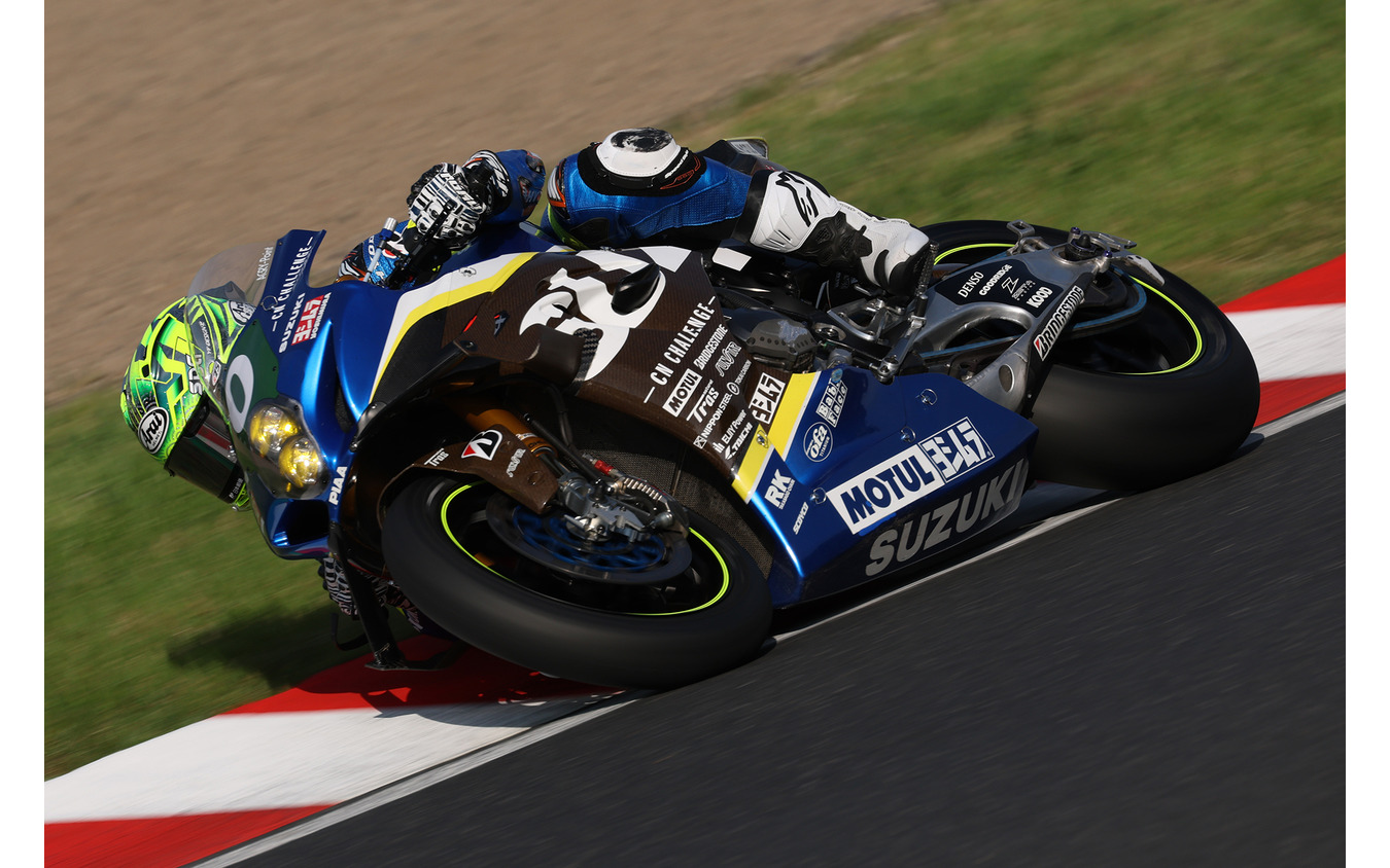 7月3日の予選で暫定13番手につけた#01 Team SUZUKI CN CHALLENGE 水野涼選手（鈴鹿8耐2026）