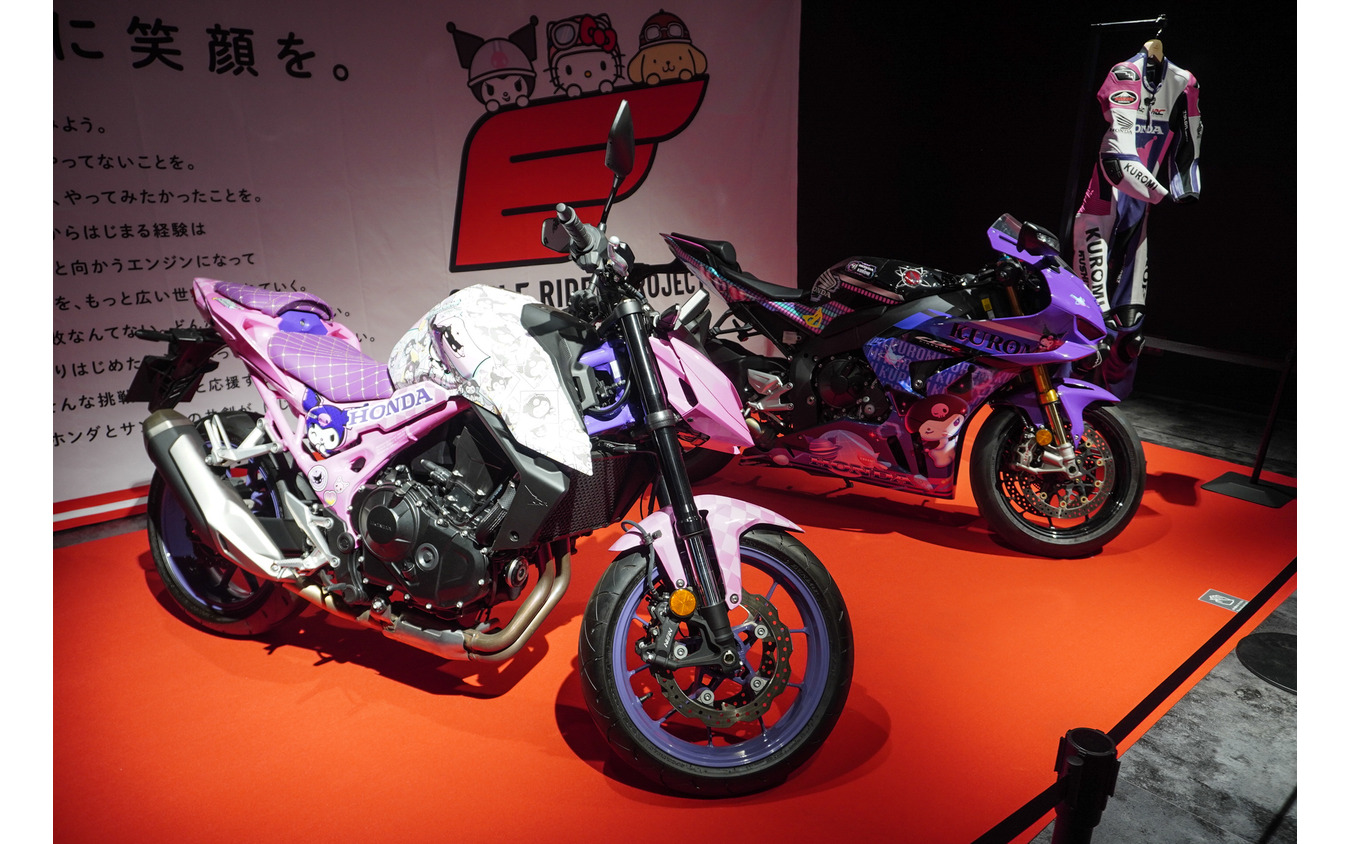 クロミラッピングのホンダ CB750 ホーネットとCBR1000RR-R FIREBLADE（鈴鹿8耐2026）
