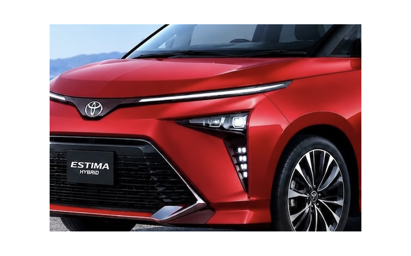 トヨタ エスティマ 次期型の予想CG