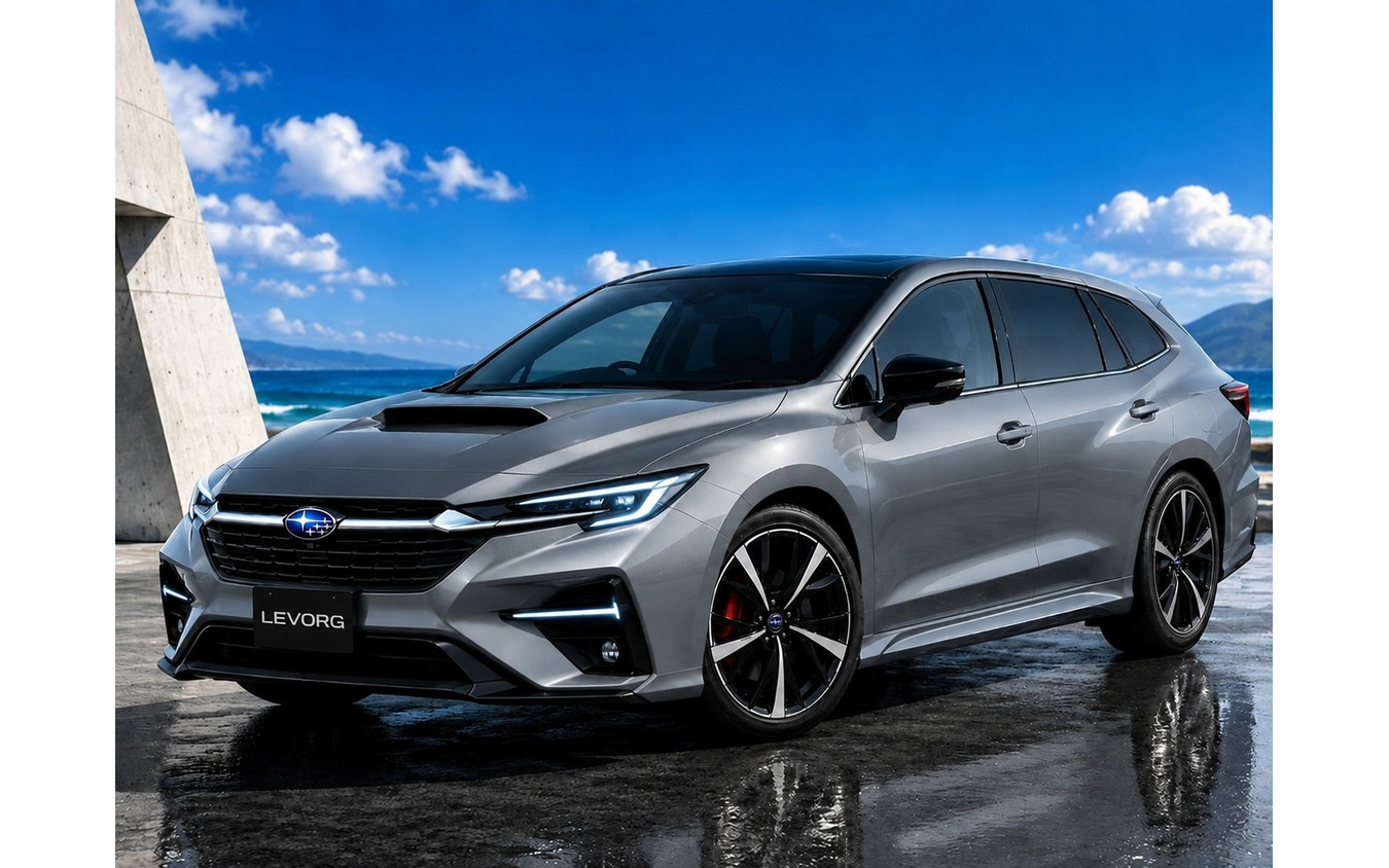 スバル レヴォーグ 次期型の予想CG