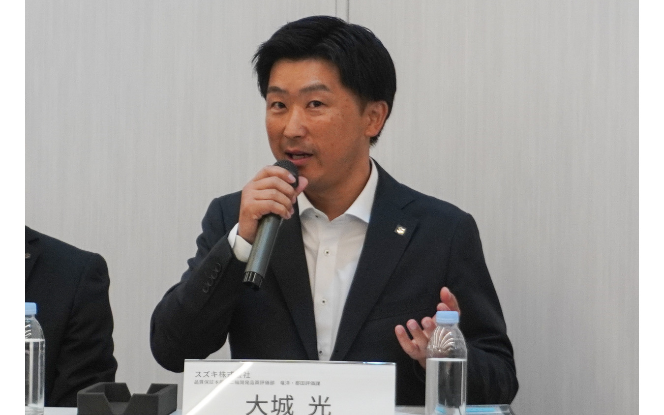 スズキのテストライダー大城光さん