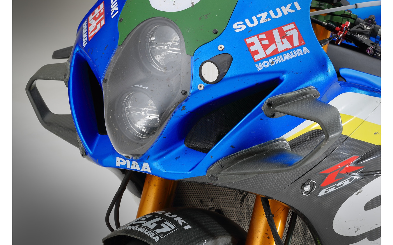 「鈴鹿8耐2024」参戦マシンのウイングレット。形状はこれを踏襲している