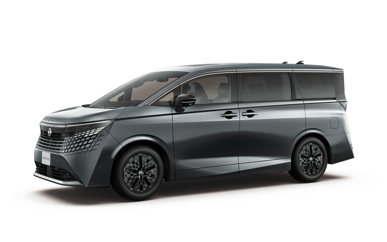 日産 エルグランド 新型（ダークメタルグレー）