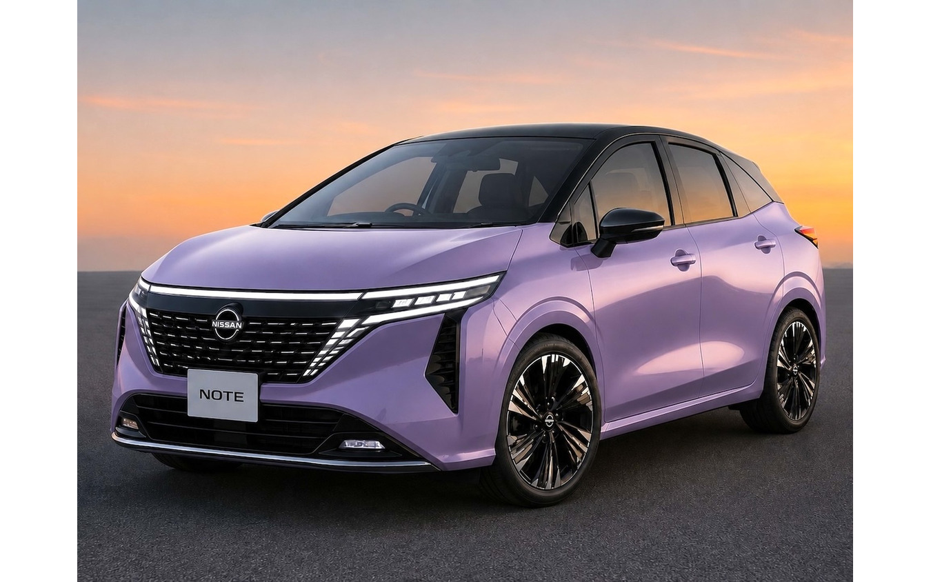 日産 ノート 次期型の予想CG
