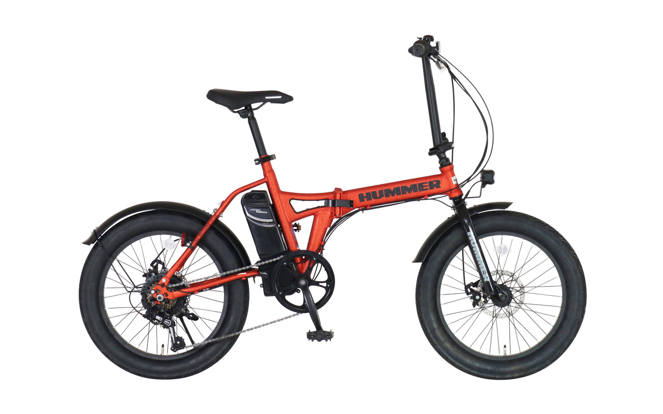 20インチ電動アシスト折りたたみ自転車「HUMMER E-FAT206」