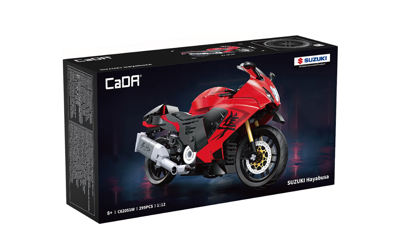 1/12スケールブロックキット「CaDA SUZUKI Hayabusa C62051W」