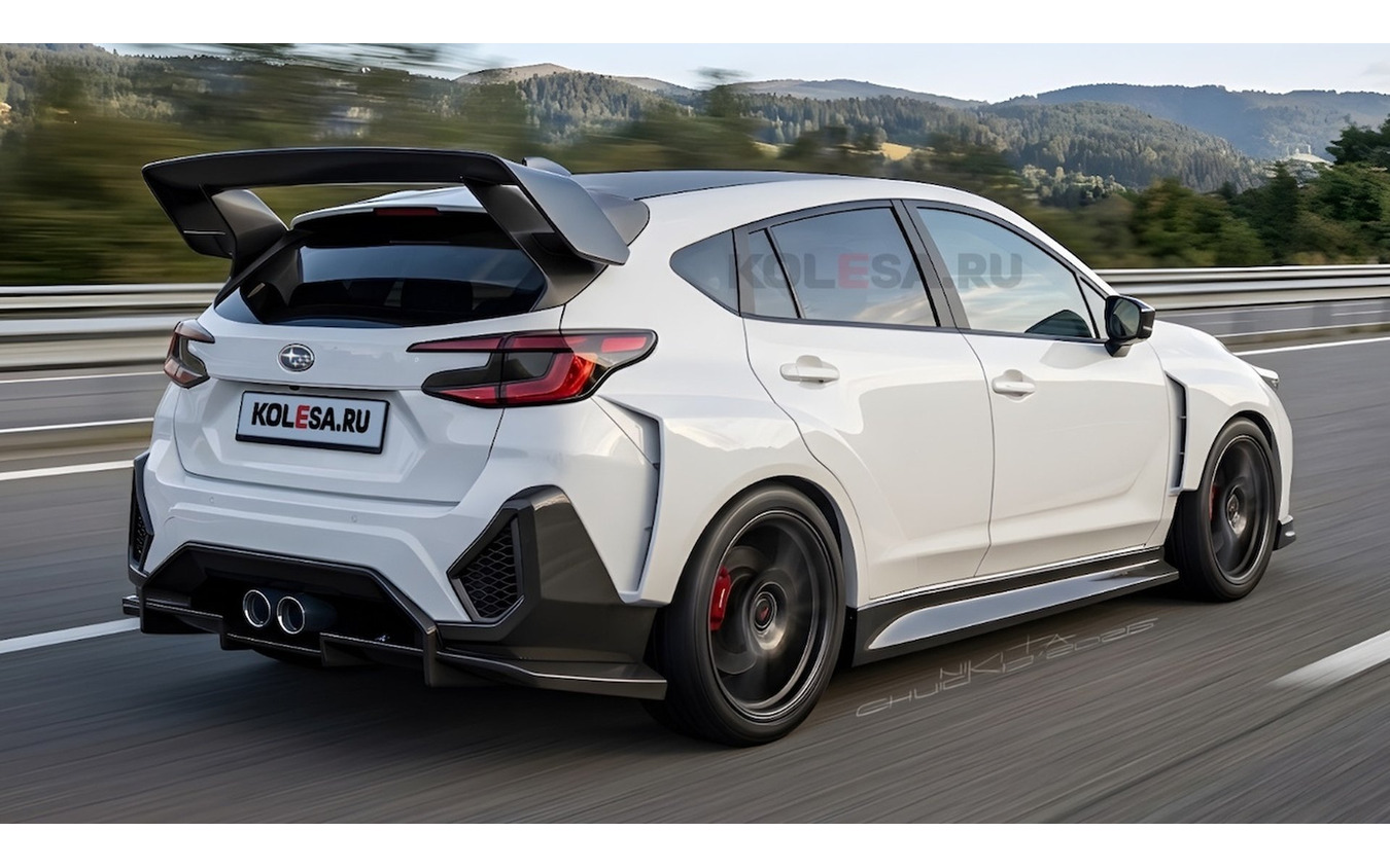スバル WRX STI 次期型の予想CG