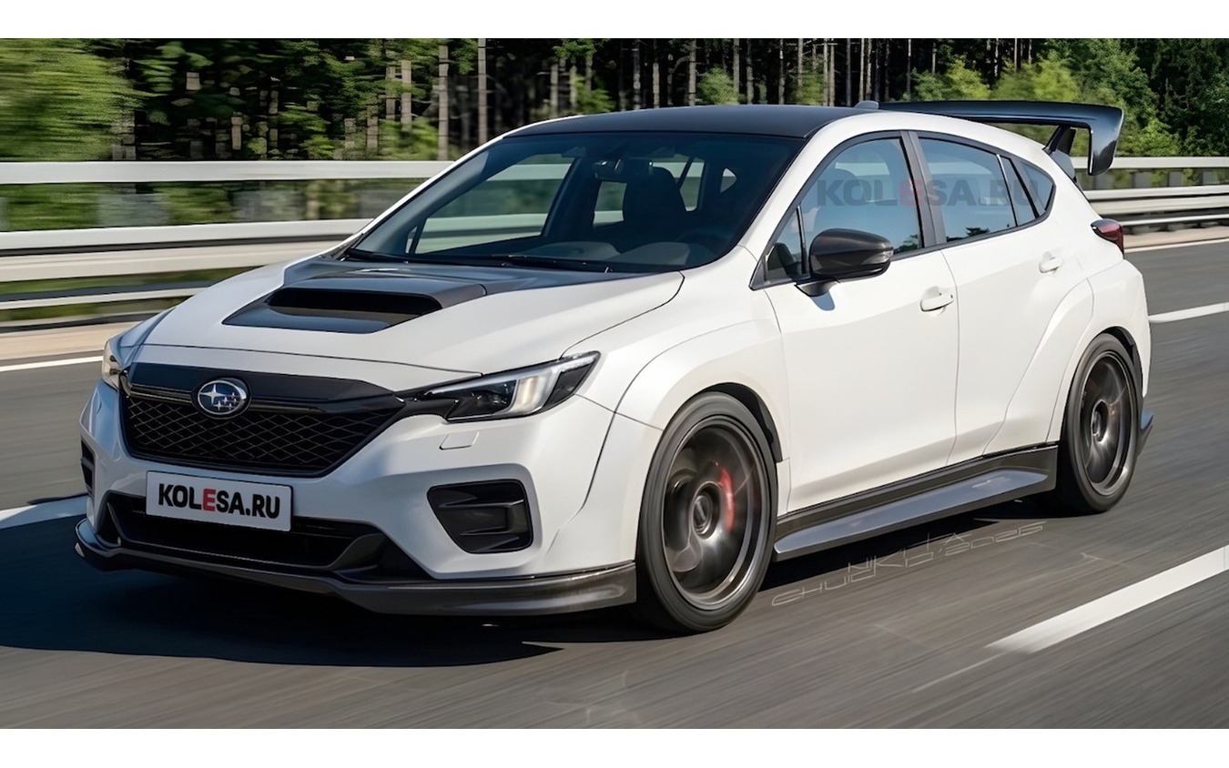 スバル WRX STI 次期型の予想CG