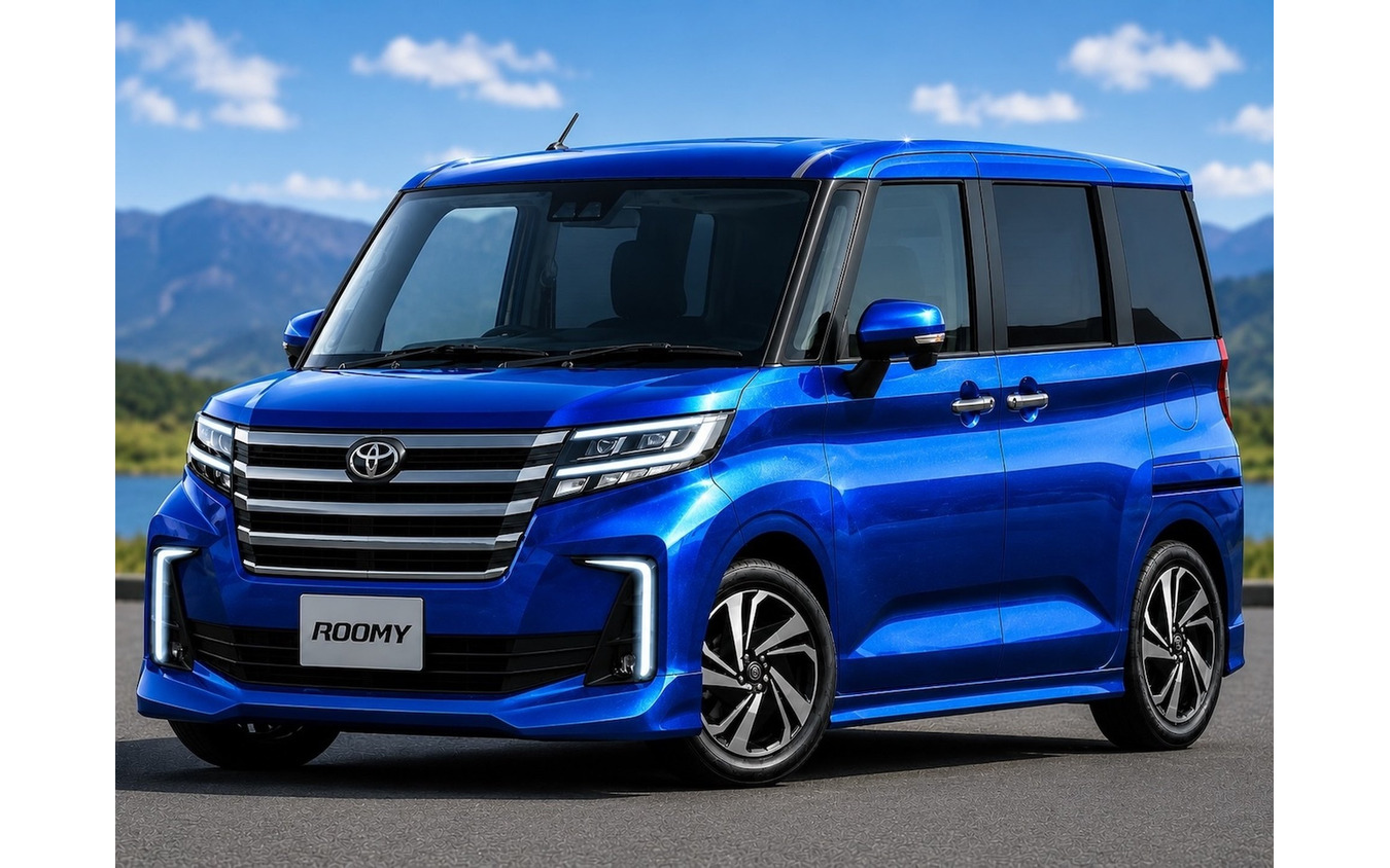 トヨタ ルーミー 大幅改良の予想CG