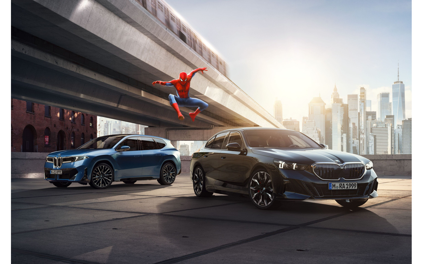 BMWが映画『スパイダーマン』最新作と連動