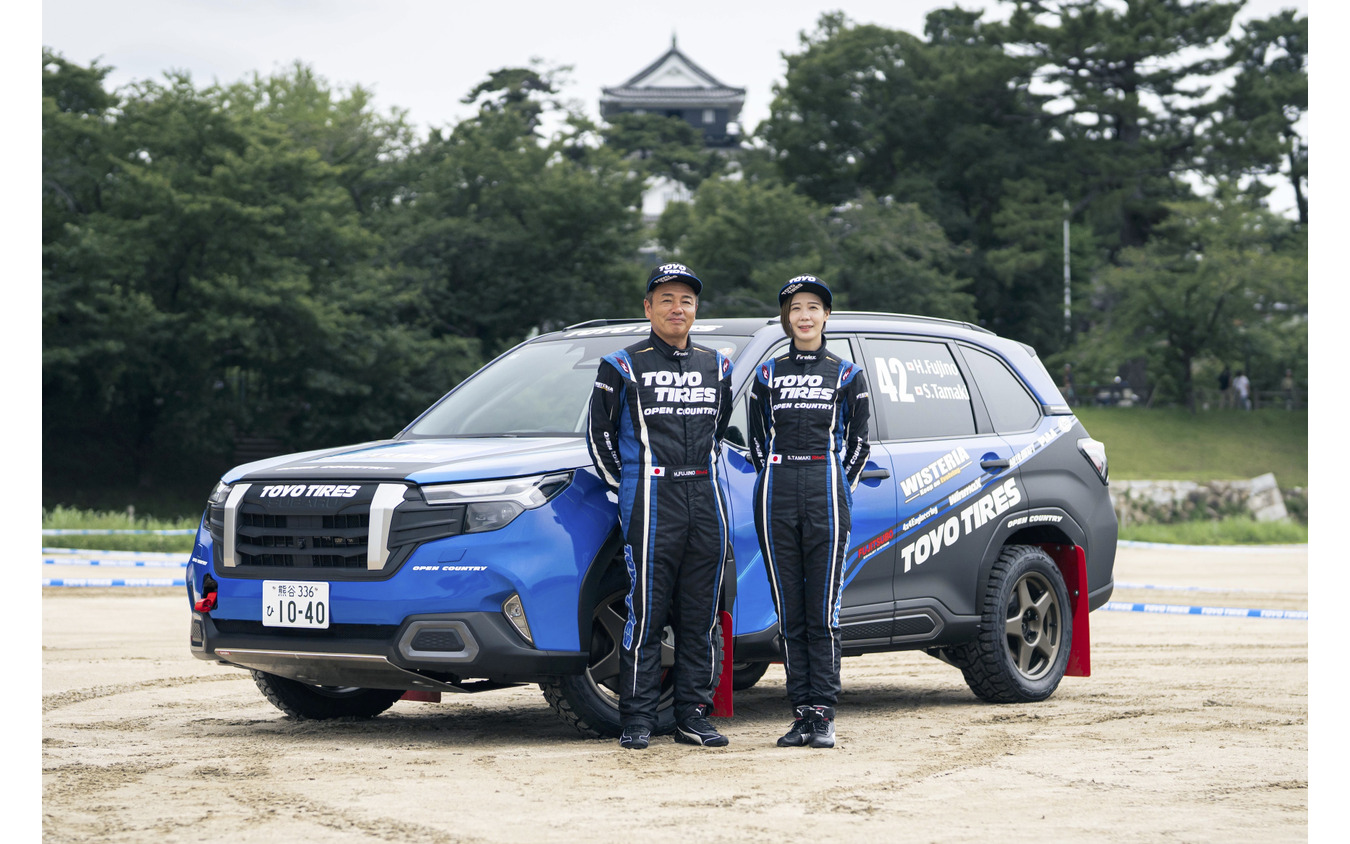 WISTERIA with TOYO TIRES：ドライバー／藤野秀之選手、コ・ドライバー／玉城詩菜選手