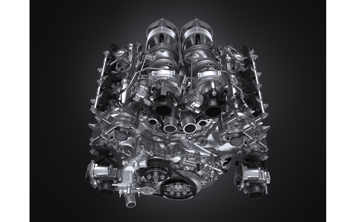 トヨタ GR GTの4.0リットルV8ツインターボエンジン