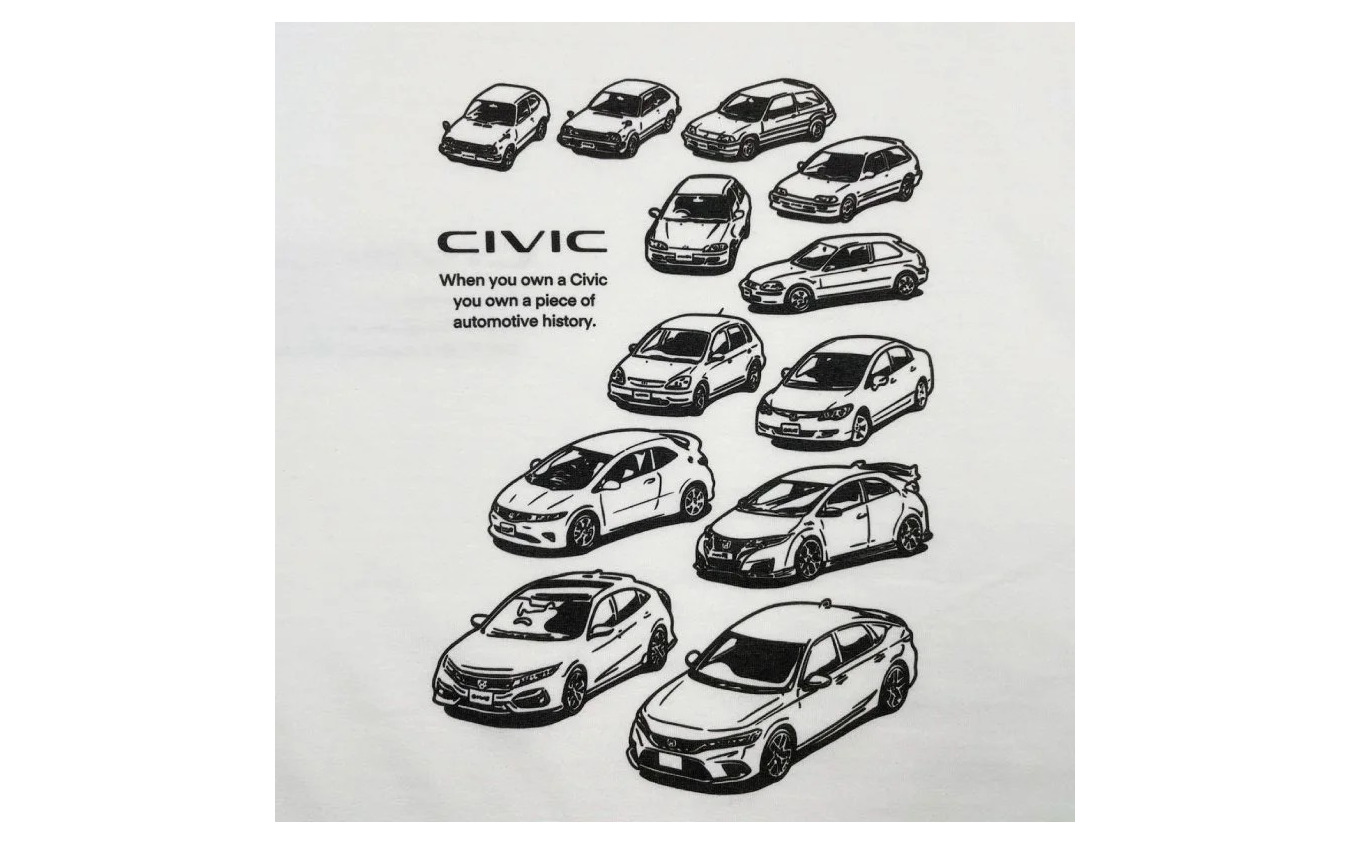 CIVICヒストリーTシャツ