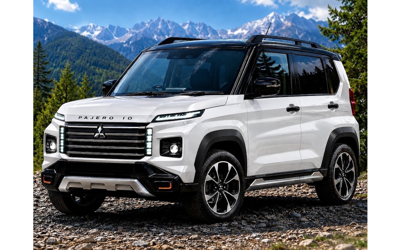 三菱 パジェロイオ 後継モデルの予想CG