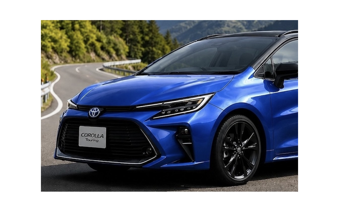トヨタ カローラツーリング 次期型の予想CG