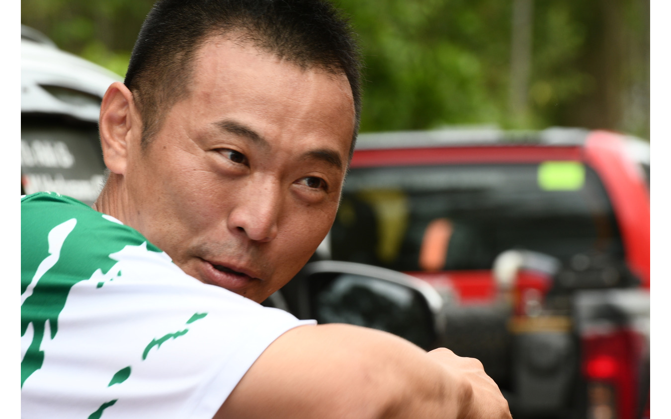コ・ドライバーの柳川直之選手