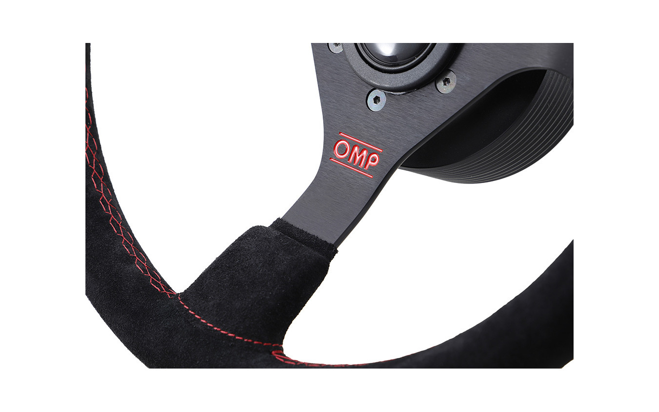 BLITZ OMP STEERING WHEEL Φ350（スエードレザー）
