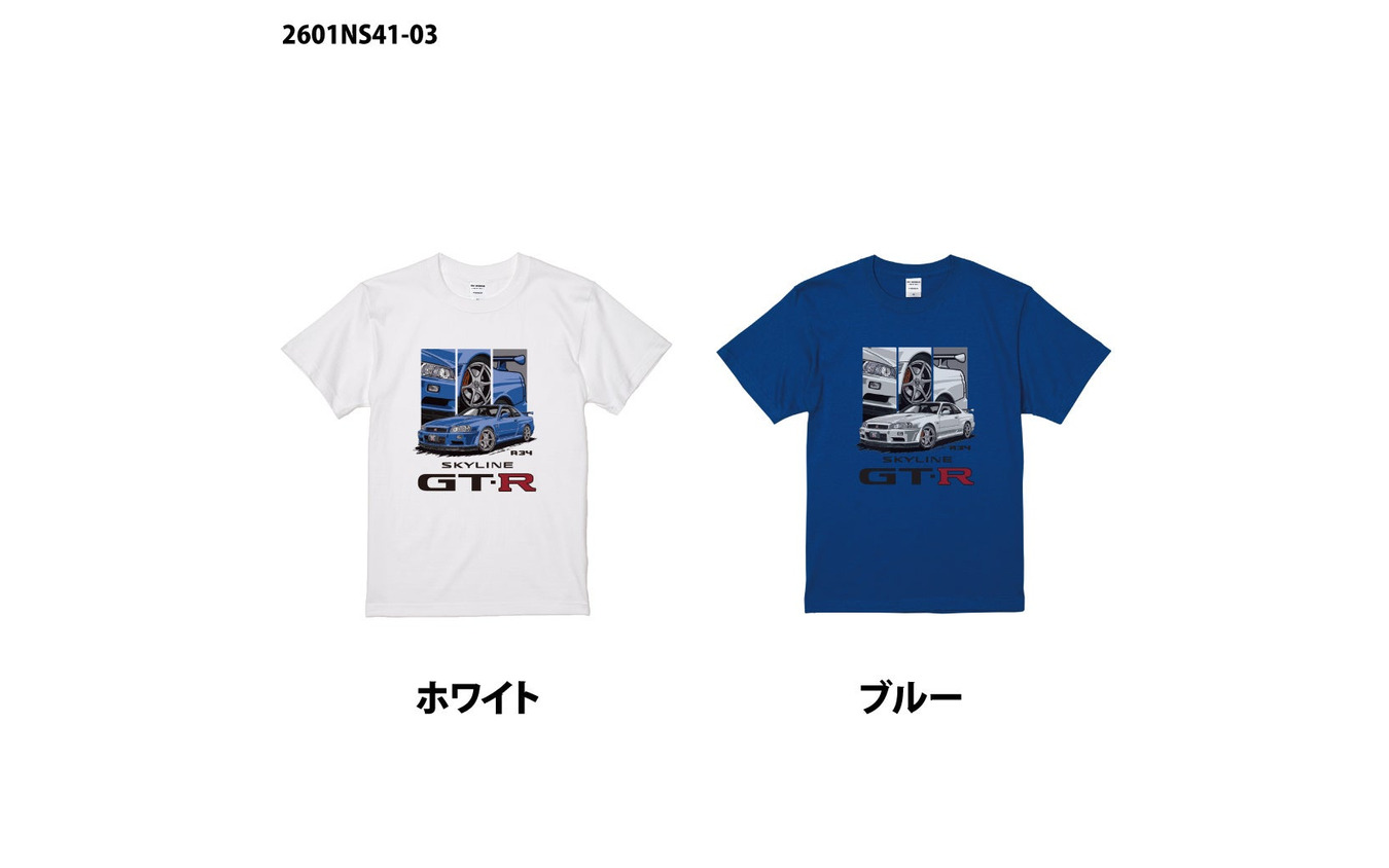 「SKYLINE GT-R (R34) Tシャツ」