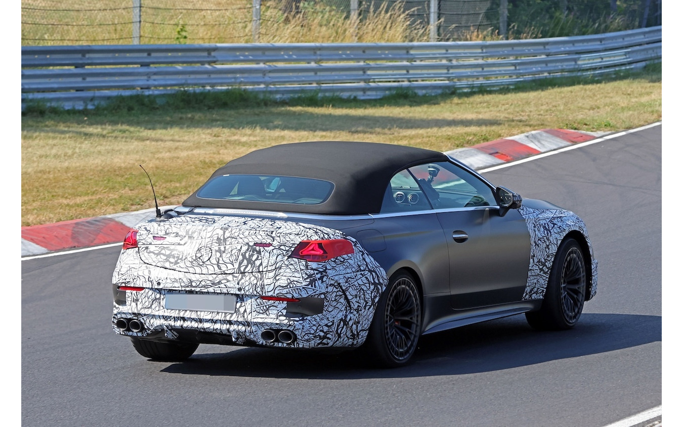 メルセデスAMG CLE53カブリオレ 改良新型のプロトタイプ