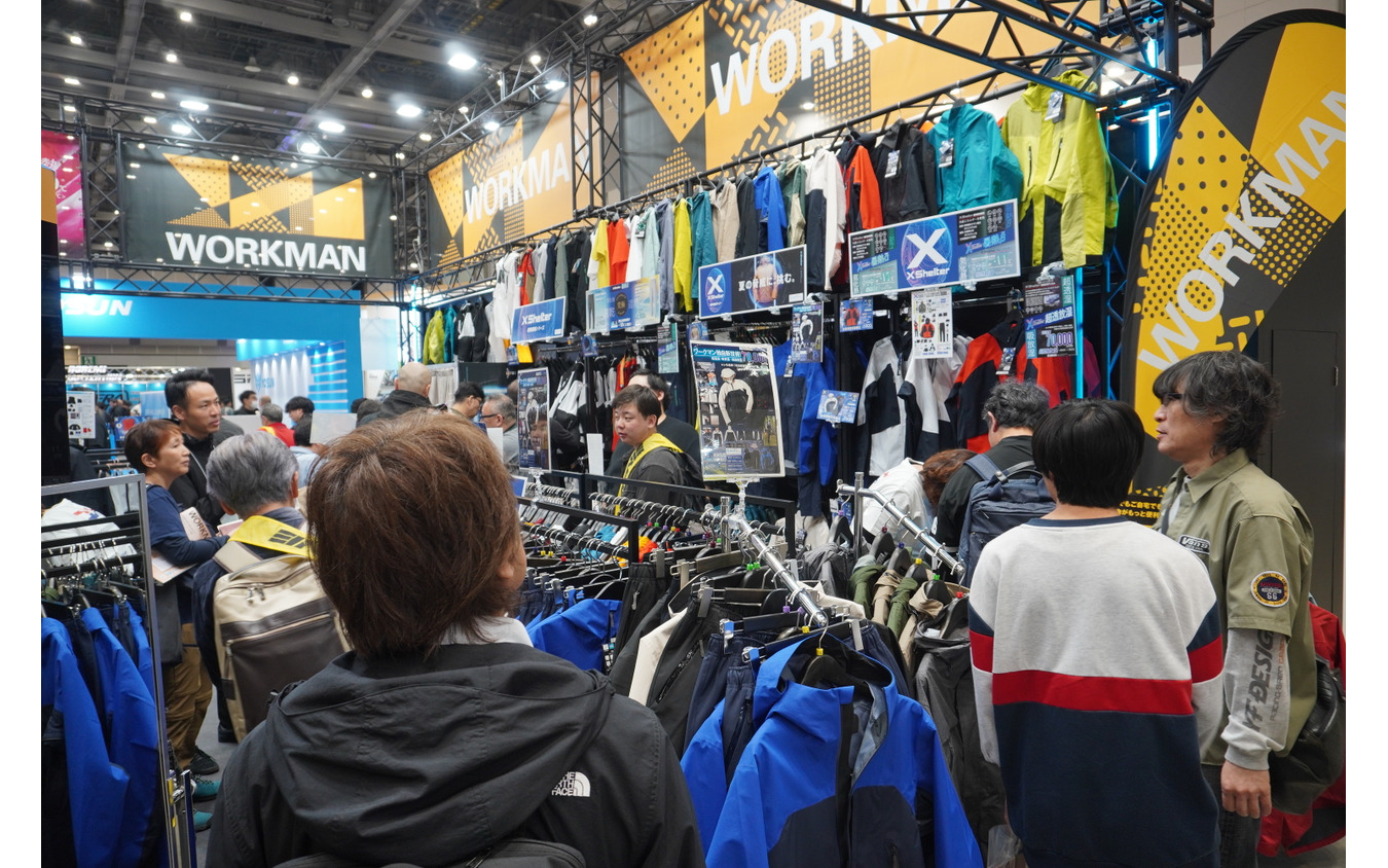 写真は東京モーターサイクルショー2026のワークマンブース