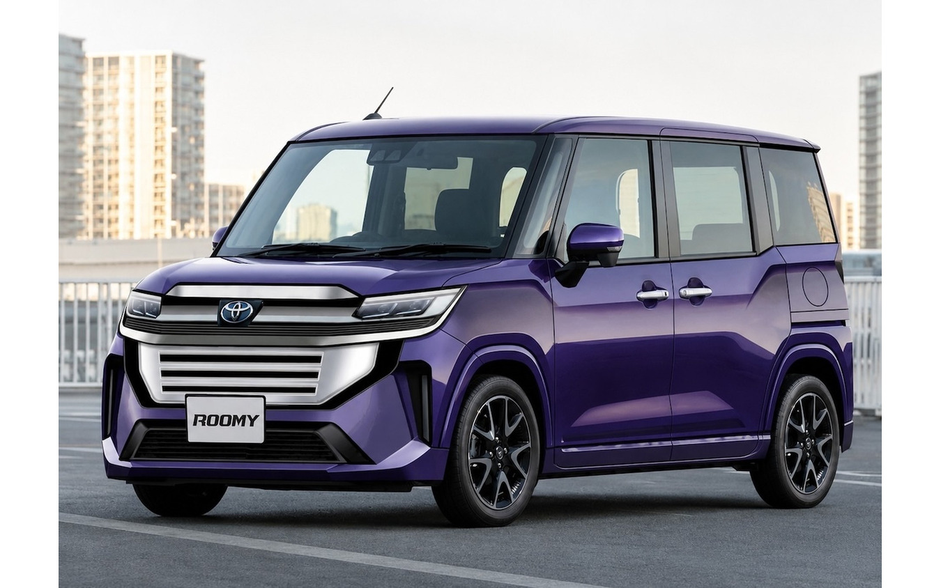 トヨタ ルーミー 次期型の予想CG