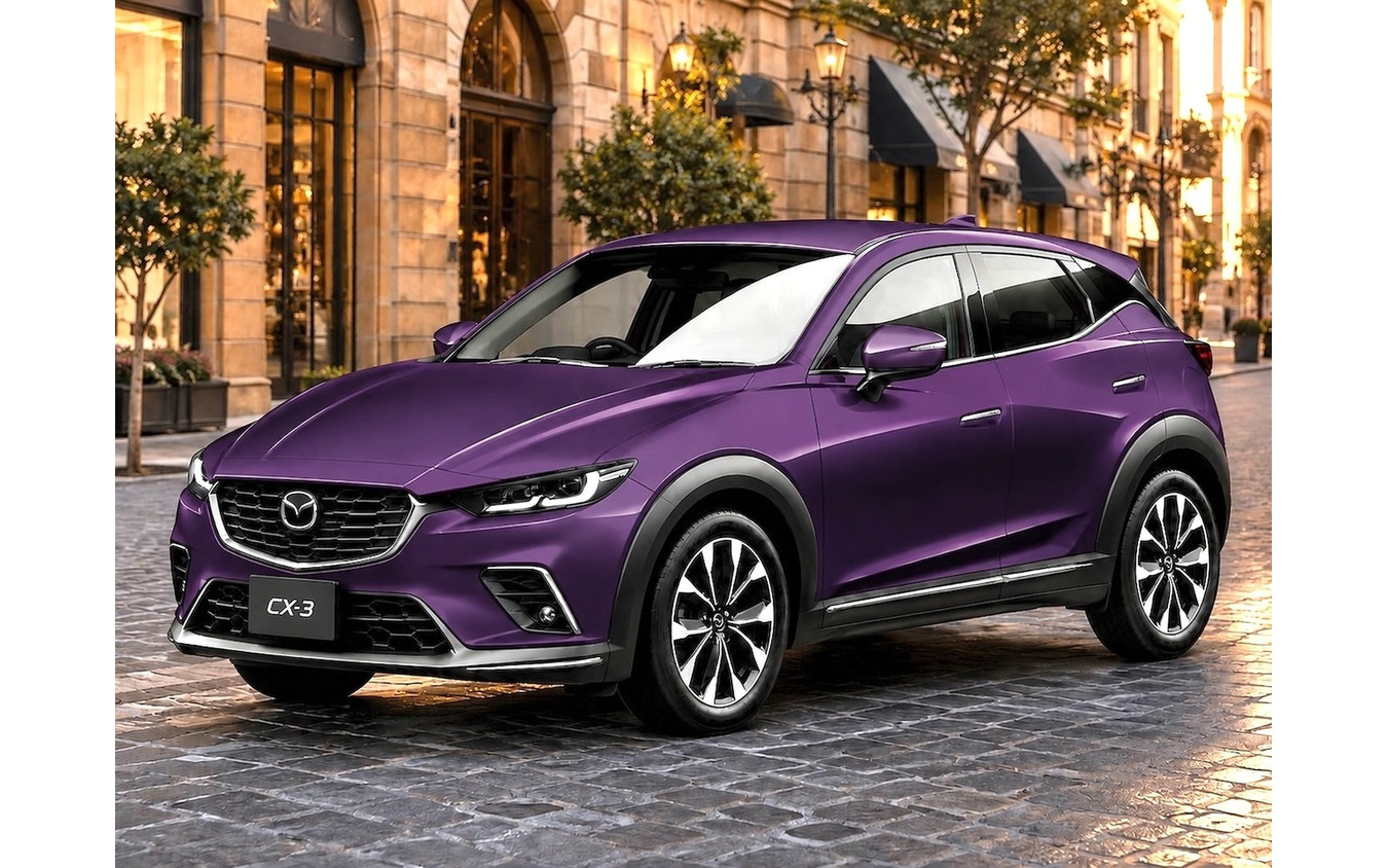 マツダ CX-3 次期型の予想CG