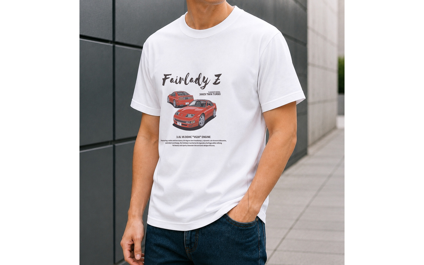「NISSAN Fairlady Z（Z32）デザインTシャツ」