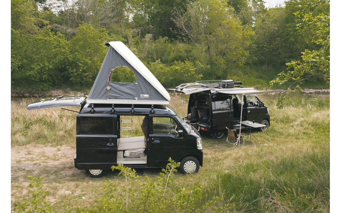 軽キャンピングカーキット「ネクストキャンパー」装着車