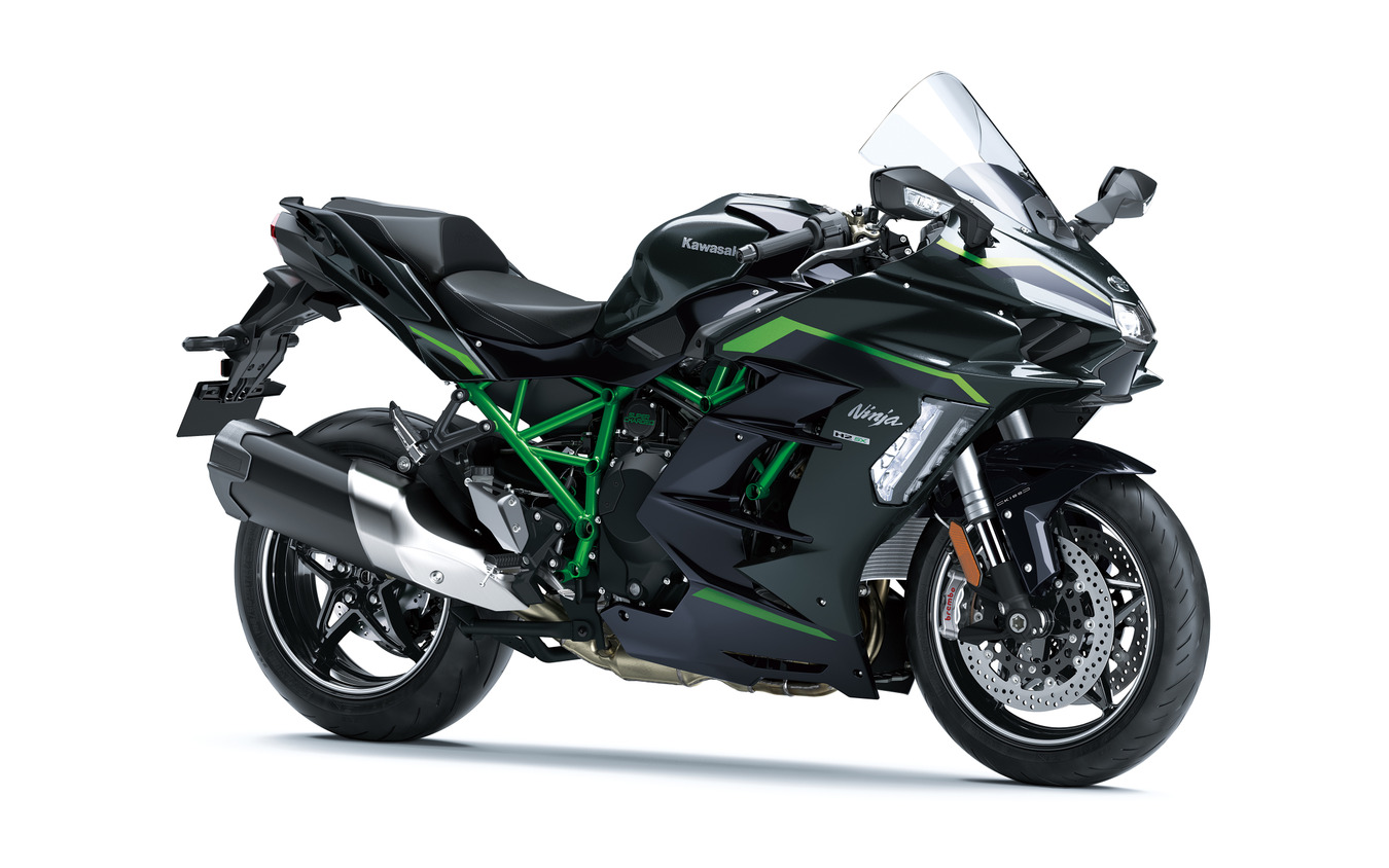 カワサキ Ninja H2 SX SE（メタリックカーボングレー×メタリックディアブロブラック）