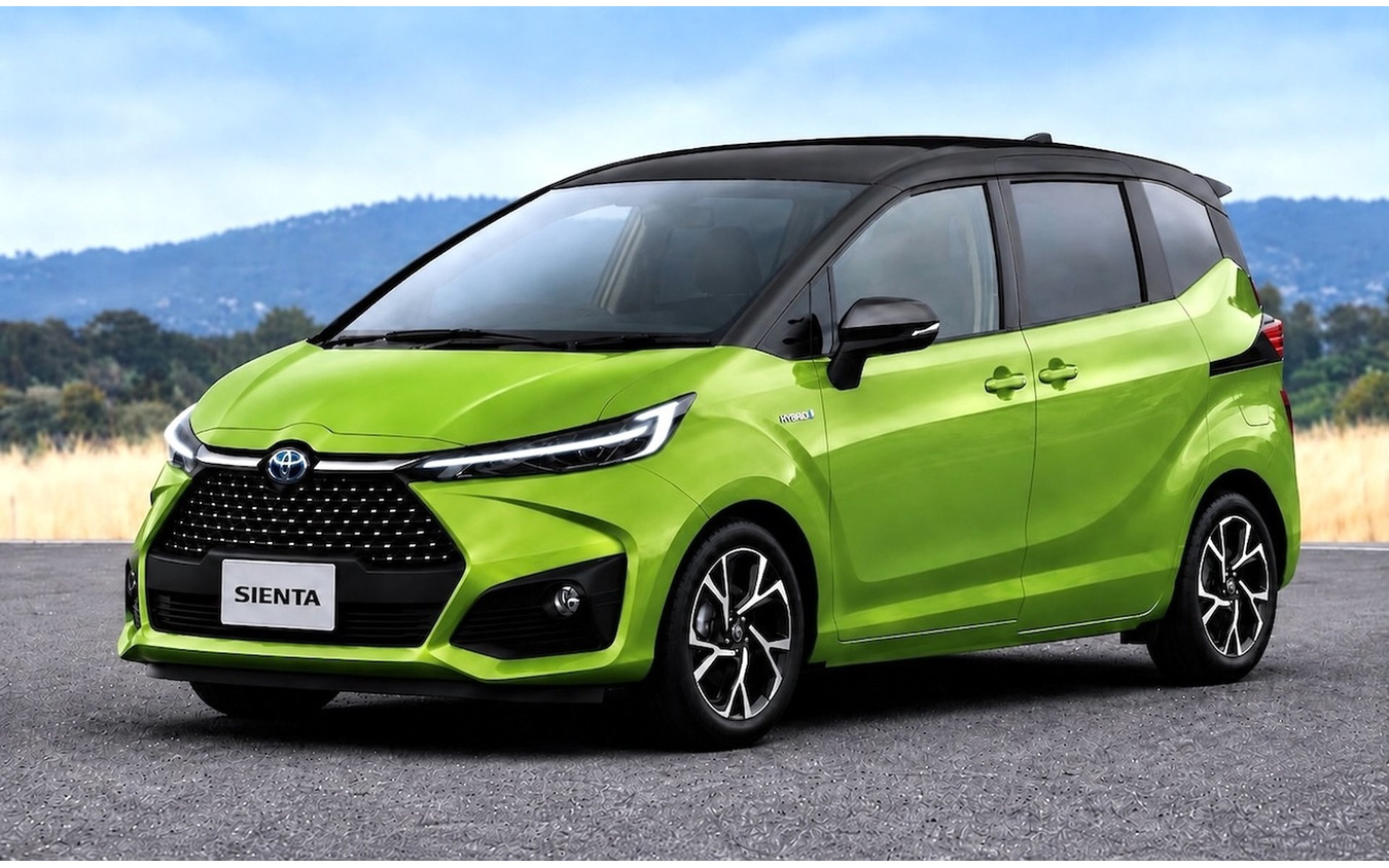 トヨタ シエンタ 次期型の予想CG