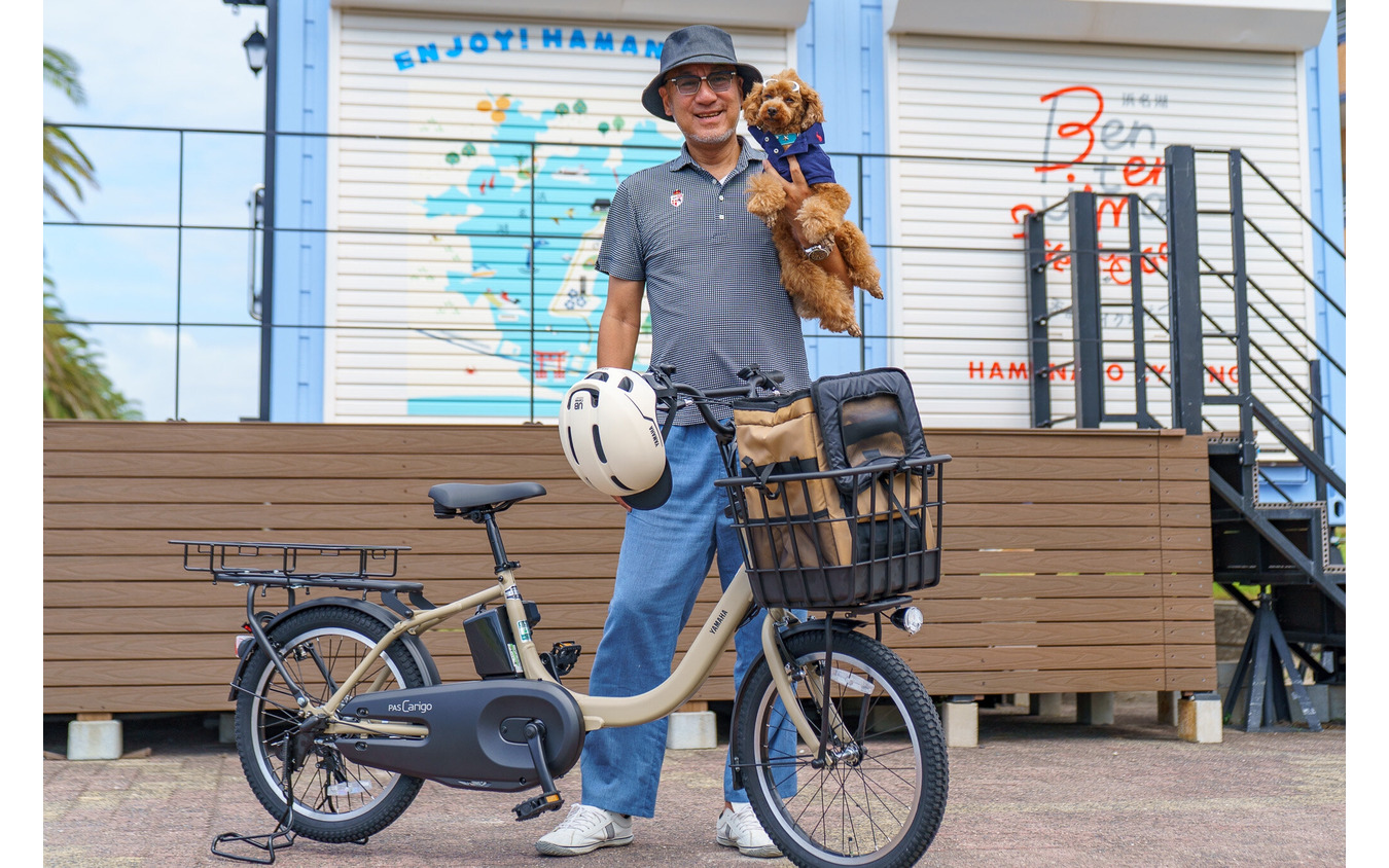 「わんこと乗れるレンタサイクル」実証事業