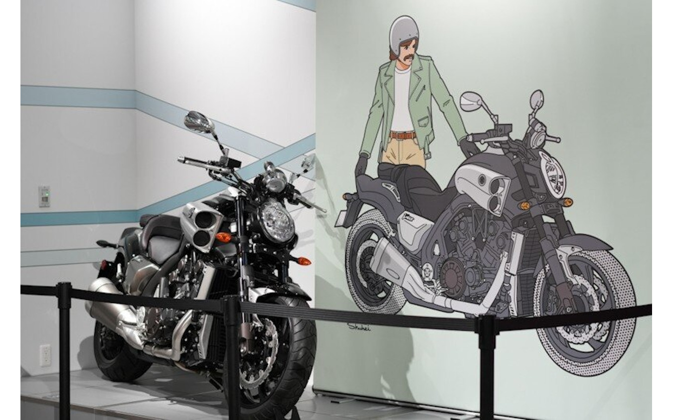 「イラストレーターが描く YAMAHAバイクのあるスタイル展」がYamaha E-Ride Baseで開催