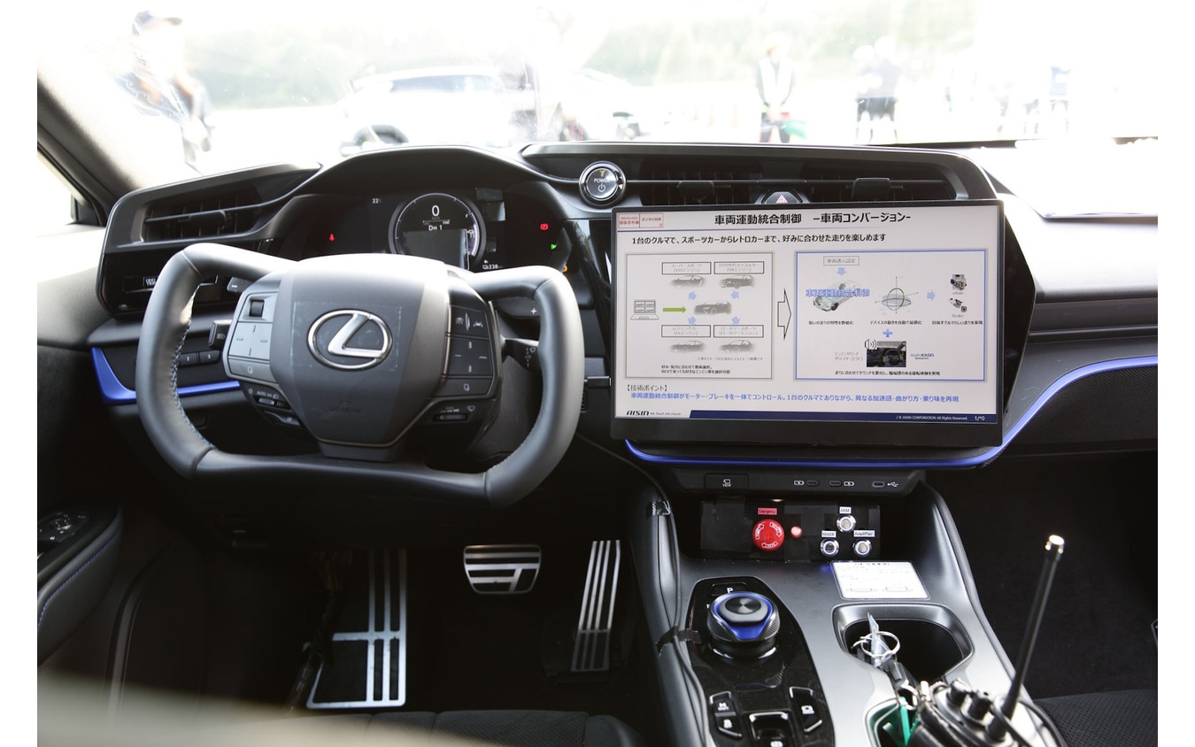 スポーツカーやレトロカーなど、好みの走りを楽しめる車両運動統合制御「コンバージョン」