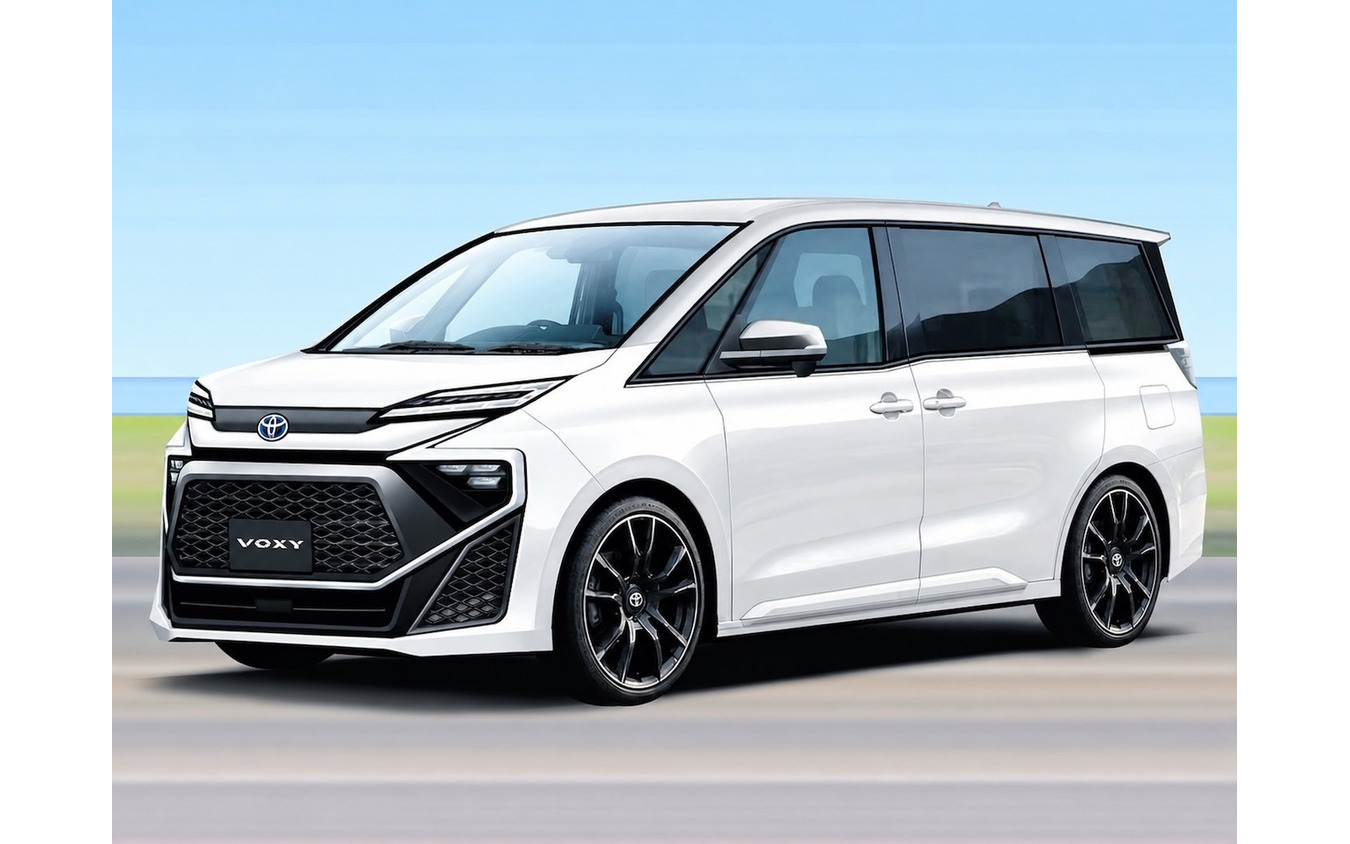 トヨタ ヴォクシー 次期型の予想CG