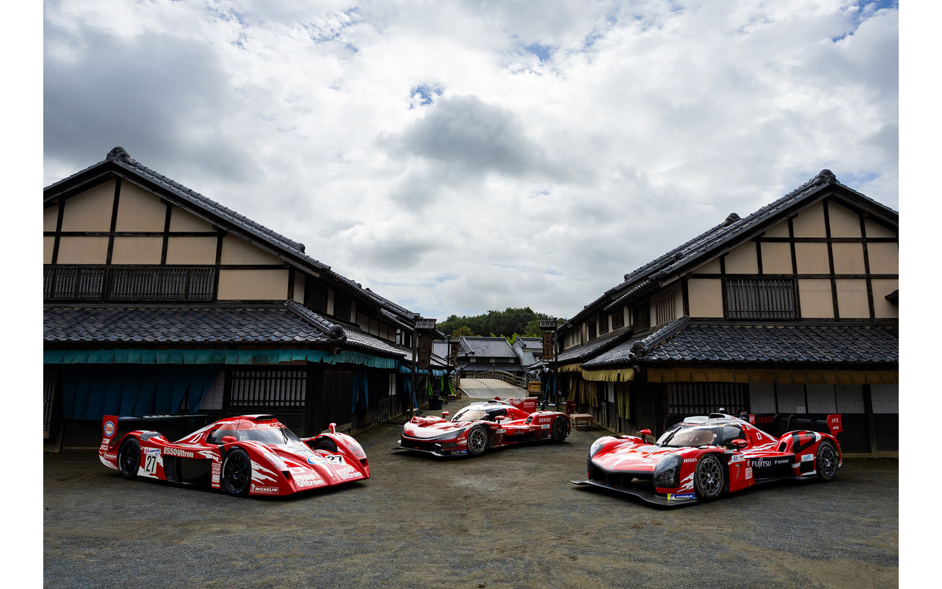 “霜降りリバリー”をまとった歴代ル・マン挑戦車両3台を同時展示